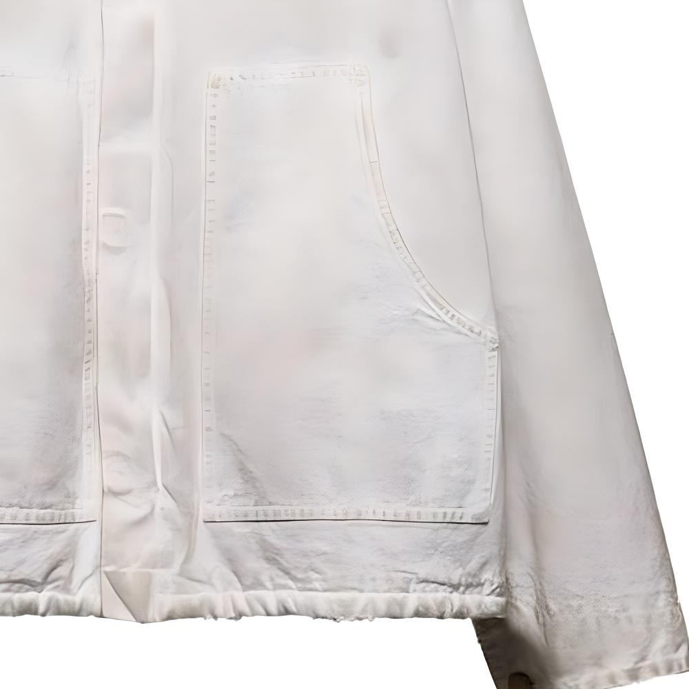 PRADA SS24 Vintage Effect Logo Badge  White Long-Sleeve Jacket. SGC698-14W7-F0009-S-OOO 圖 9