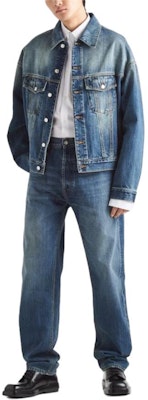 普拉达SS24 男士水洗单排扣蓝色牛仔夹克 GEB257-14EF-F0008-S-OOO Lookbook 普拉达SS24 男士水洗单排扣蓝色牛仔夹克 GEB257-14EF-F0008-S-OOO