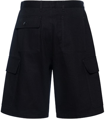 PRADA SS25 黑色棉質多口袋休閒短褲 SPH472-11BZ-F0002-S-OOO Lookbook PRADA SS25 黑色棉質多口袋休閒短褲 SPH472-11BZ-F0002-S-OOO