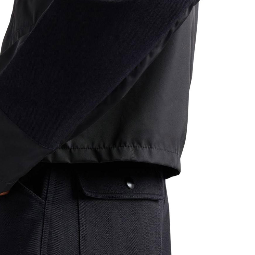 Sizing PRADA SS25 黑色棉質多口袋休閒短褲 SPH472-11BZ-F0002-S-OOO