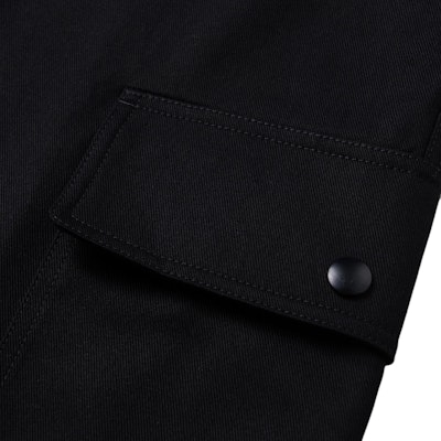 PRADA SS25 黑色棉質多口袋休閒短褲 SPH472-11BZ-F0002-S-OOO 1