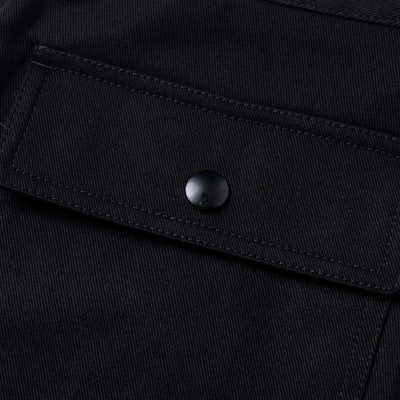 PRADA SS25 黑色棉質多口袋休閒短褲 SPH472-11BZ-F0002-S-OOO 2