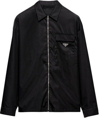 PRADA SS25 Recycled Nylon Badge Zip-Up Black Jacket SC810-16HH-F0002-S-OOO Buy PRADA SS25 Recycled Nylon Badge Zip-Up Black Jacket SC810-16HH-F0002-S-OOO