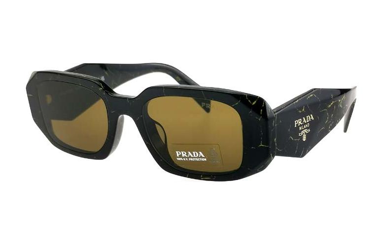 Order Kacamata Hitam PRADA Unisex Stylish Comfort Frame Kotak Eyewear Trendy. 0PR17WSF-19D01T51
