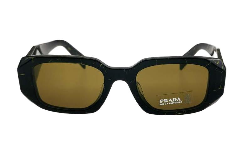 Lookbook Kacamata Hitam PRADA Unisex Stylish Comfort Frame Kotak Eyewear Trendy. 0PR17WSF-19D01T51