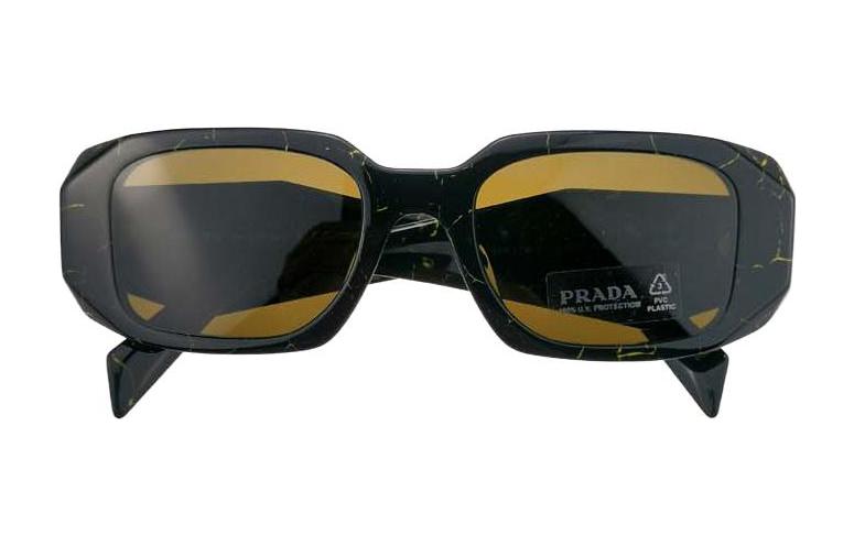 Purchase Kacamata Hitam PRADA Unisex Stylish Comfort Frame Kotak Eyewear Trendy. 0PR17WSF-19D01T51