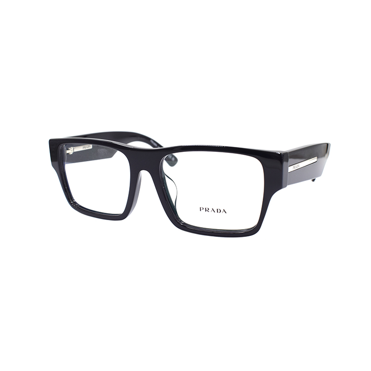 PRADA Stylish Rectangular Optical Glasses Frame for Men - Business Edition VPRA08-F-16K-1O1