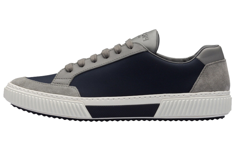 Prada Suede and Nylon Sneakers 'Grey Blue'