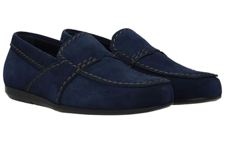 Prada Suede Loafers 'Blue' 圖 2