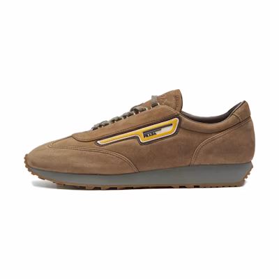Prada Suede Low-Top Sneakers 'Khaki Brown'