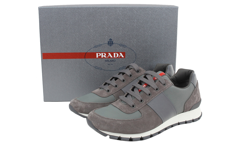 Prada Suede Strap Casual Sneaker 'Velvet Ribbon' 圖 2
