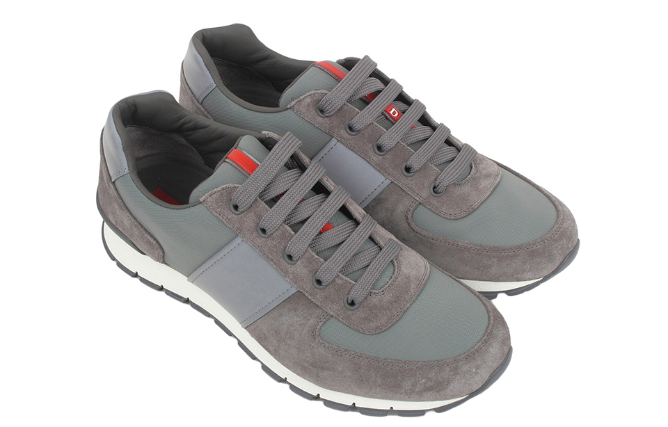 Prada Suede Strap Casual Sneaker 'Velvet Ribbon' 圖 3