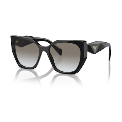 Prada Symbole Logo Pillow Sunglasses Black/Gold (SPR19Z 1AB-0A7)