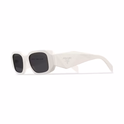 PRADA Symbole Oval Acetate Sunglasses Unisex Couple Style SPR17W-E142-F05S0-C-049