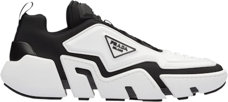 Prada Techno Stretch Fabric Sneaker 'White Black' 2EG314-3LCW-F0967 Prada Techno Stretch Fabric Sneaker 'White Black' 2EG314-3LCW-F0967