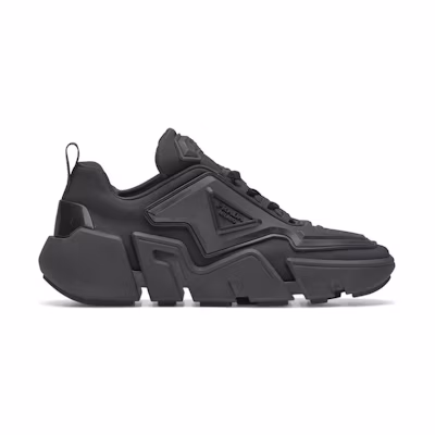 Prada Techno Stretch Sneaker Black