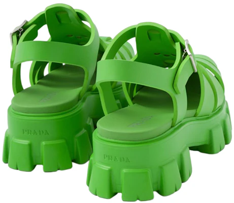 Prada Soft Cage Fisherman Sandal Mela 'Green' 2X3083_3LKK_F0225 Purchase Prada Soft Cage Fisherman Sandal Mela 'Green' 2X3083_3LKK_F0225