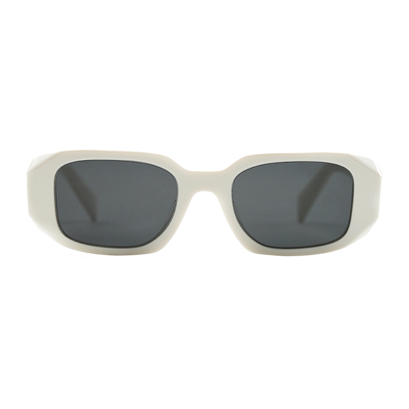 PRADA Trendy Celebrity Style Sunglasses Unisex Black/White Irregular Frame PR-17WVF 圖 6