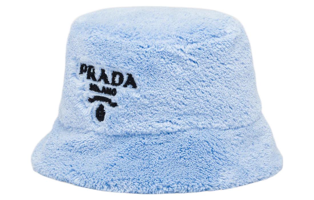 PRADA Trendy Warm Fabric Bucket Hat Unisex Fashion Accessory. 1HC137-2DXO-F0D4O