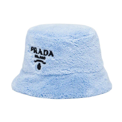 PRADA Trendy Warm Fabric Bucket Hat Unisex Fashion Accessory. 1HC137-2DXO-F0D4O