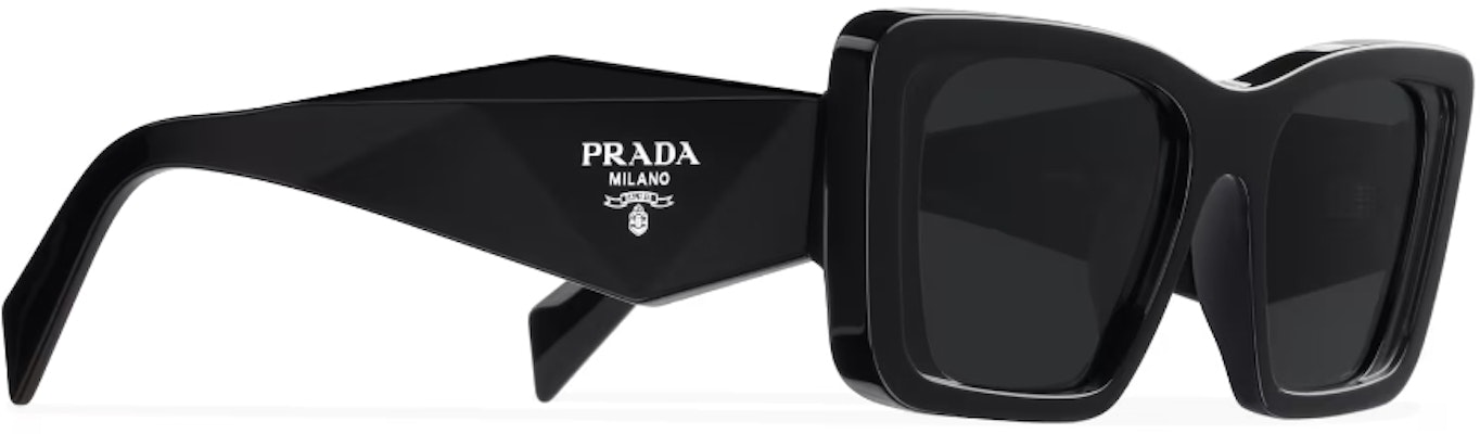 PRADA 三角標誌黑色醋酸材質貓眼墨鏡 男女通用 SPR08Y_E1AB_F05S0_C_A051 Lookbook PRADA 三角標誌黑色醋酸材質貓眼墨鏡 男女通用 SPR08Y_E1AB_F05S0_C_A051