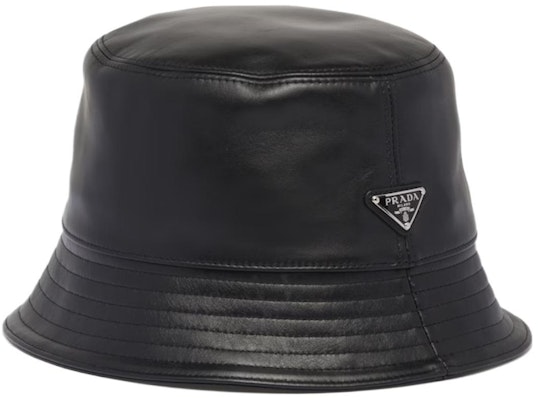 PRADA Triangle Logo Bucket Hat Black for Men. 2HC137-2ATN-F0002 Order PRADA Triangle Logo Bucket Hat Black for Men. 2HC137-2ATN-F0002