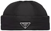 Order PRADA Triangle Logo Unisex Nylon Black Cap 2HC168-IYK-F0002