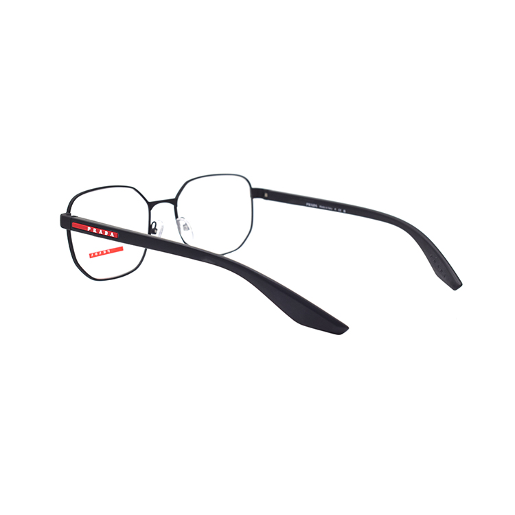 Shop 普拉达真我系列男士不规则光学眼镜框 VPS50Q-DG0-1O1