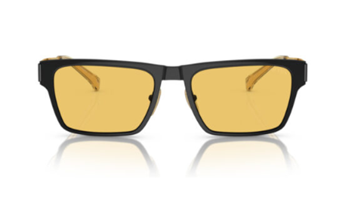 PRADA Two-Tone Irregular Metal Sunglasses Unisex Couple Style Black 0PR71ZS-1AB0B7 圖 3