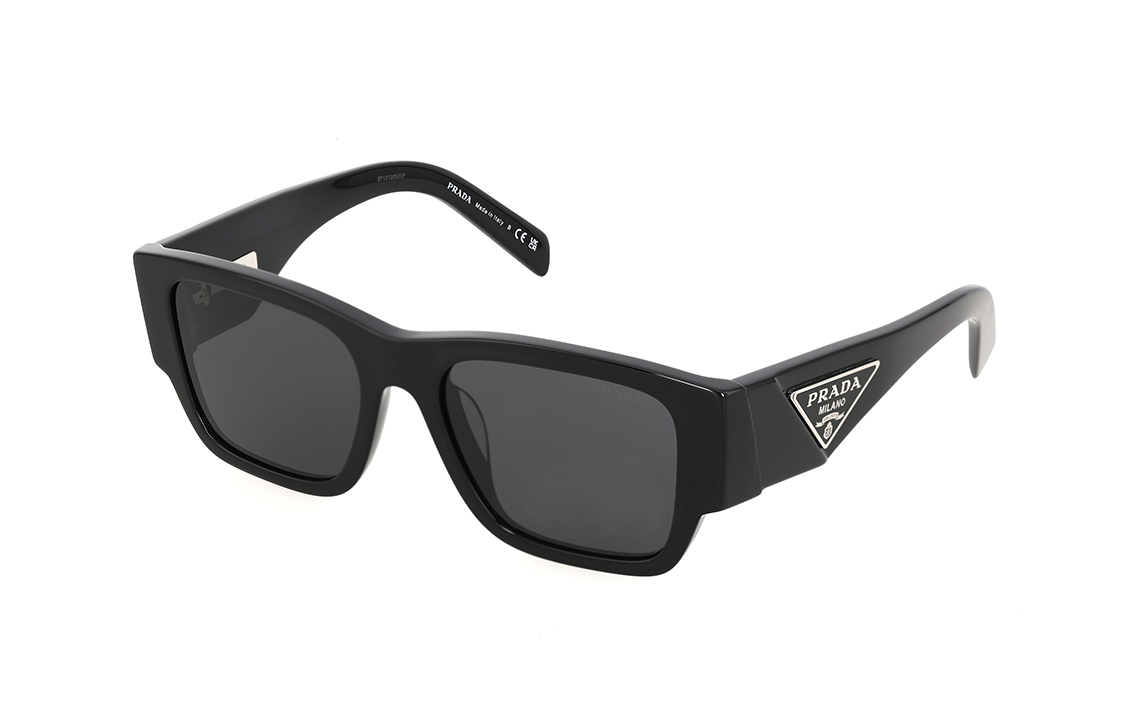 PRADA Unisex Rectangular Sunglasses - Casual, Simple, Comfortable Frame. PR10ZS1AB5S0