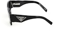 Shop PRADA Unisex Rectangular Sunglasses - Casual, Simple, Comfortable Frame. PR10ZS1AB5S0