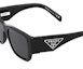 Details for PRADA Unisex Rectangular Sunglasses - Casual, Simple, Comfortable Frame. PR10ZS1AB5S0