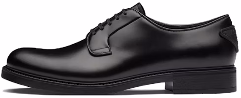 Prada Velvet Leather Fashion Lace-Up Shoes 'Black' 2EG394_B4L_F0002_F_G000 Prada Velvet Leather Fashion Lace-Up Shoes 'Black' 2EG394_B4L_F0002_F_G000