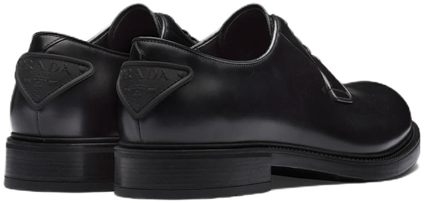 Prada Velvet Leather Fashion Lace-Up Shoes 'Black' 2EG394_B4L_F0002_F_G000 Lookbook Prada Velvet Leather Fashion Lace-Up Shoes 'Black' 2EG394_B4L_F0002_F_G000