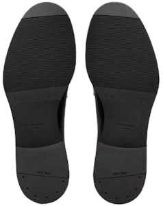 普拉達 拉絨皮革時尚系帶鞋 黑色 Purchase 普拉達 拉絨皮革時尚系帶鞋 黑色