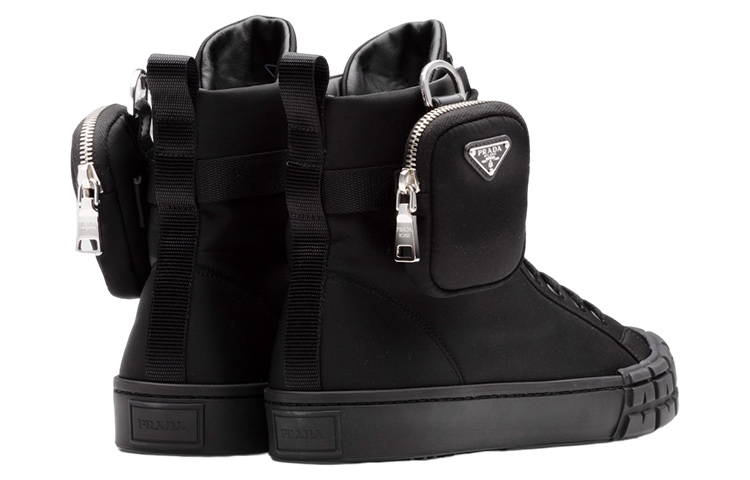 Prada Wheel Re-Nylon High 'Black' 圖 4