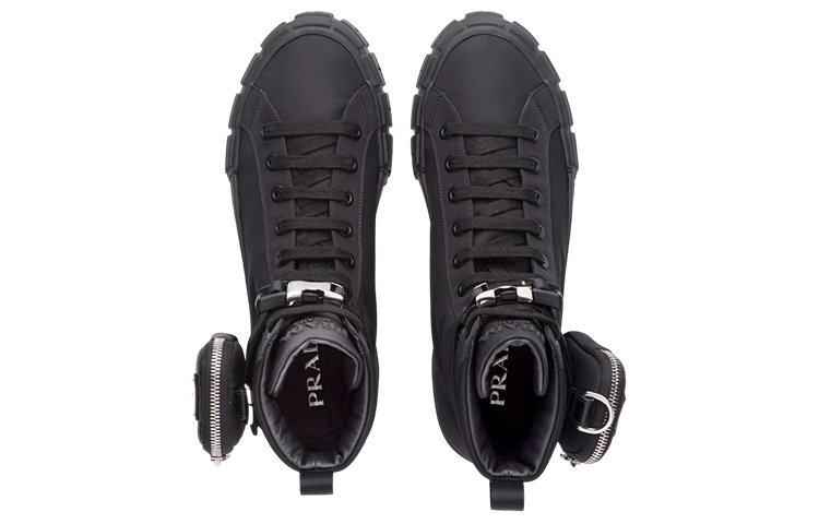 Prada Wheel Re-Nylon High 'Black' 圖 5