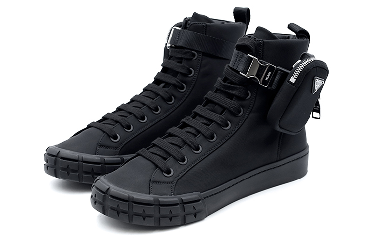 Order プラダ Re-Nylon ホイール ハイカット (ブラック) 2TG174-3LFV-F0002