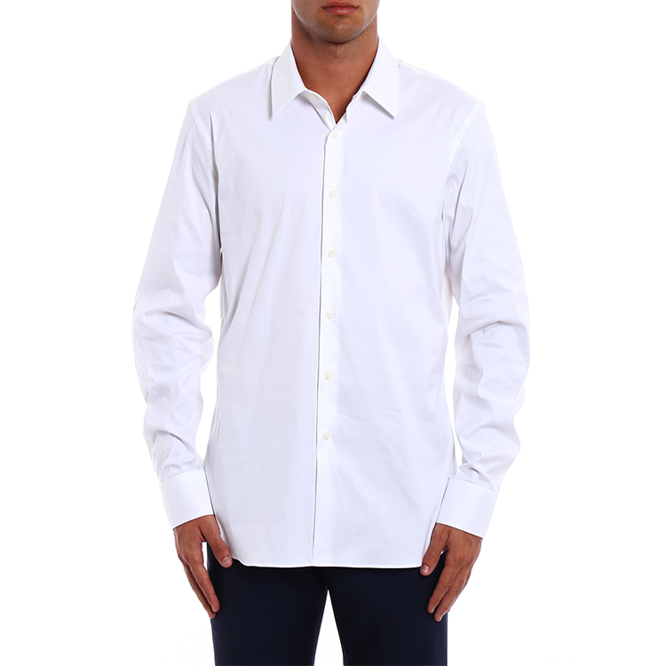 Details for プラダ メンズ 白 長袖 ボタンアップ UVカットシャツ UCM608-F62-F0009