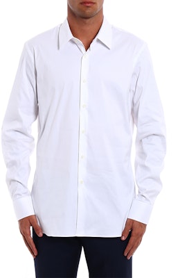 Prada White Button-Up Long Sleeve Sun-Protection Shirt for Men UCM608-F62-F0009 Details for Prada White Button-Up Long Sleeve Sun-Protection Shirt for Men UCM608-F62-F0009