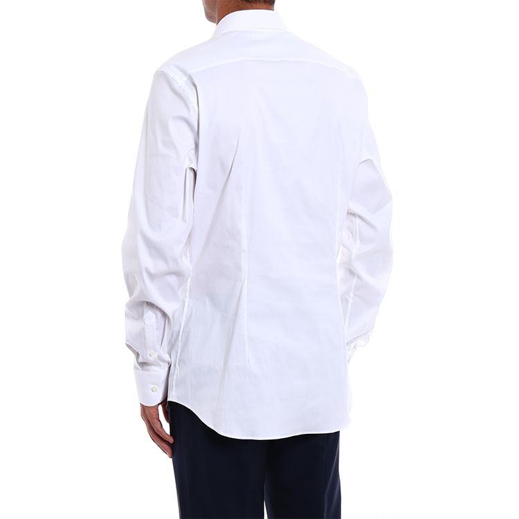 Sizing プラダ メンズ 白 長袖 ボタンアップ UVカットシャツ UCM608-F62-F0009