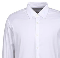 Cheap Kemeja Lengan Panjang Putih Prada Pria dengan Perlindungan Matahari. UCM608-F62-F0009