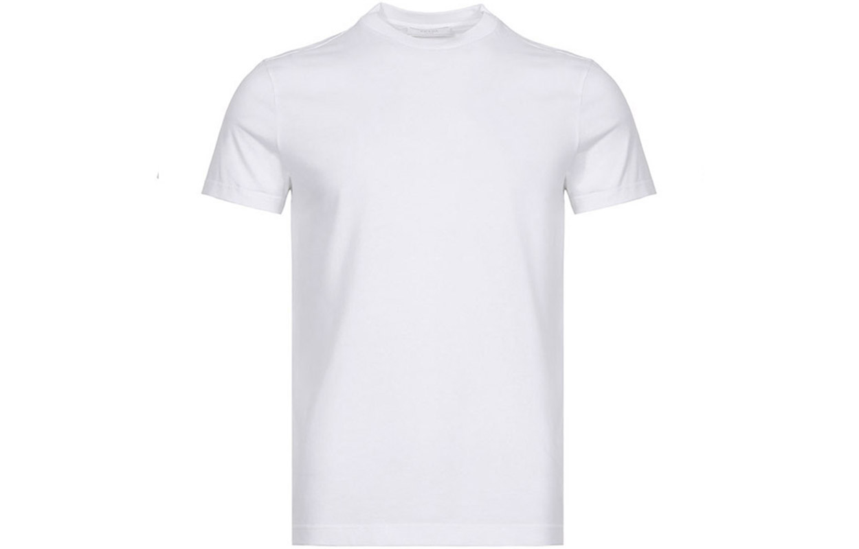 PRADA White Cotton T-Shirt UJM492-ILK-F0009-S-181 圖 3