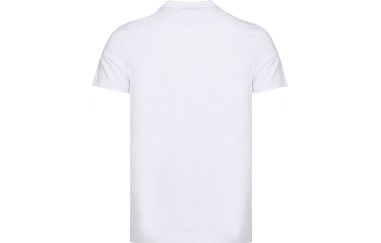 PRADA White Cotton T-Shirt UJM492-ILK-F0009-S-181 圖 4