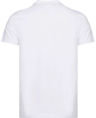 PRADA Kaos Katun Putih UJM492-ILK-F0009-S-181 Shop PRADA Kaos Katun Putih UJM492-ILK-F0009-S-181