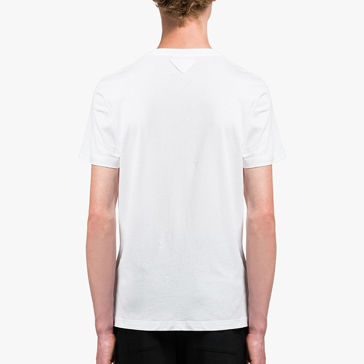 PRADA White Cotton T-Shirt UJM492-ILK-F0009-S-181 圖 6