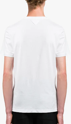 PRADA Kaos Katun Putih UJM492-ILK-F0009-S-181 Details for PRADA Kaos Katun Putih UJM492-ILK-F0009-S-181