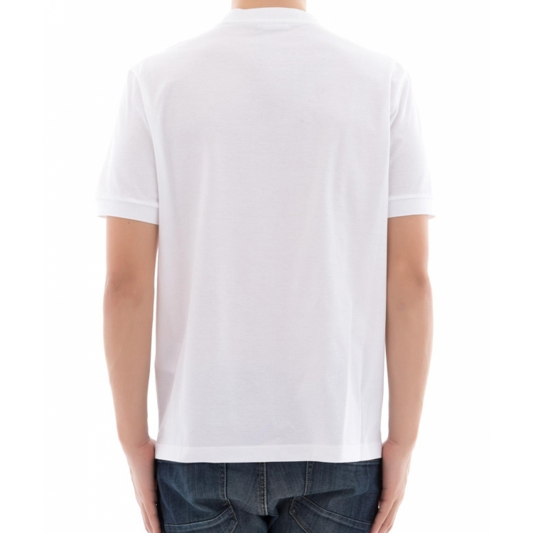 PRADA White Crew Neck Cotton T-Shirt UJN452-XGS-F0009-S-181 圖 5