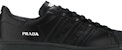 Prada x adidas Superstar 'Core Black' FW6679 - Kasut Kolaborasi Hitam