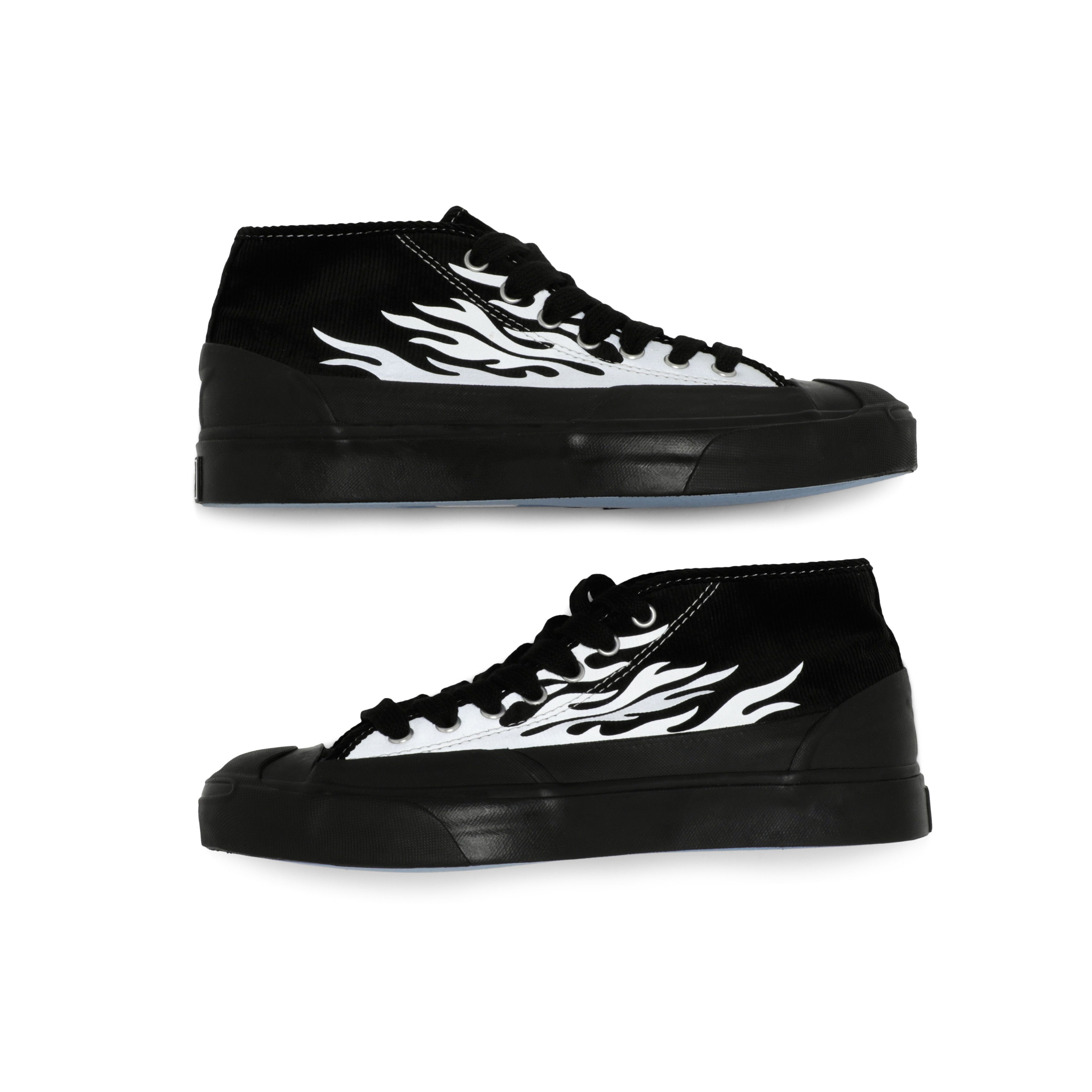 Pre-Owned ASAP Nast x Converse Jack Purcell Mid 'Silver Flames', From the Closet of ASAP Nast ASAP-NAST-167379C